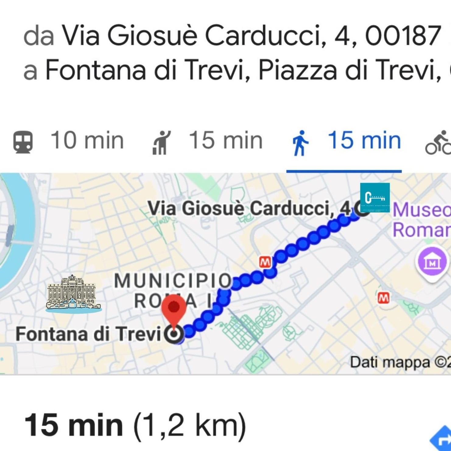C3 Top Class Apartment, 2 Camere Da Letto, 2 Bagni, Giardino Distante 15 Minuti A Piedi Da Fontana Di Trevi Rome Extérieur photo